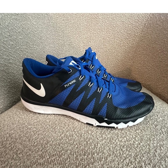 Nike Free 5.0 Duke Blue Devils Running Shoes Sneakers Mens Size 12 - Picture 1 of 7